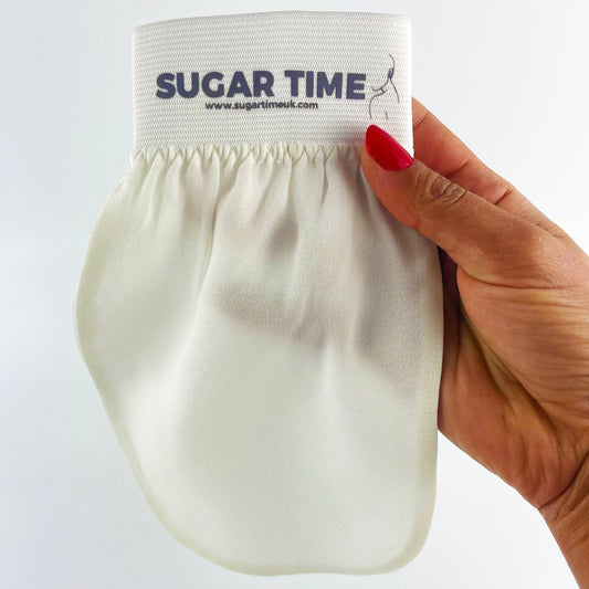Silk Exfoliating Glove | Sugaring Exfoliating Glove | Time To Sugar