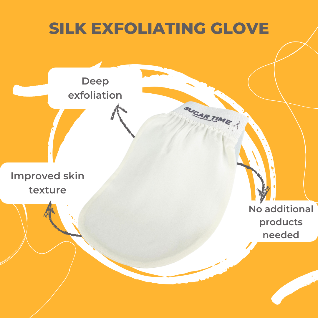 2 pack Silk Exfoliating Gloves